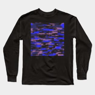 Camouflage Blue Long Sleeve T-Shirt